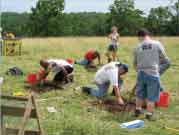 Opening units during 2007 Summer Field School.